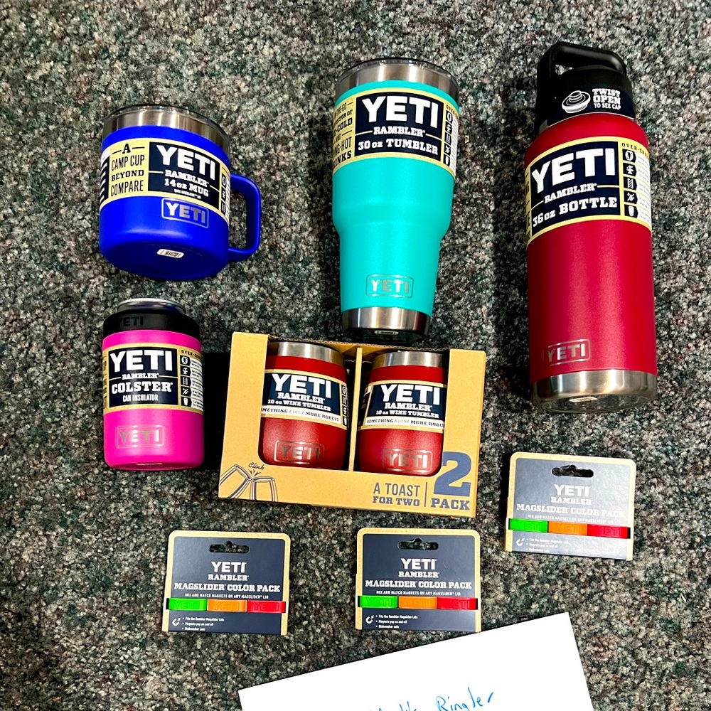 Retired colored yetis!
